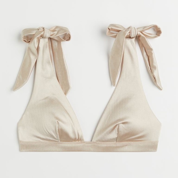 H&M Other - H&M Padded Bikini Top in Champagne color Size 4